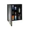 Tuhome Labelle Medicine Cabinet With Mirror, Five Internal Shelves, Single Door, Black GLW4766 - alternate 2